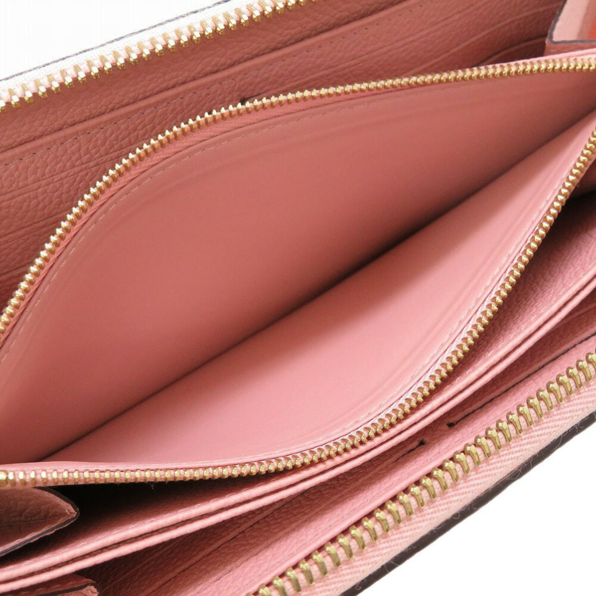 Authentic Louis Vuitton Monogram Zippy Wallet M60017 Long Wallet Leather  104095