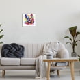 thumbnail image 3 of Stupell Industries French Bulldog Modern Splash Animals & Insects Painting White Framed Art Print Wall Art, 12 x 12, 3 of 9
