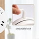 thumbnail image 2 of Cable de extensión de 1,8 m, enchufe eléctrico, enchufes inteligentes redondos para hotel (blanco), 2 of 6