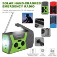 thumbnail image 2 of Amerteer AM/FM NOAA solar hand-cranked Charging Multi-function Radio With LED flashlight, LED Reading Light Outdoor Household Emergency Device Functional Radio--4 in 1, 2 of 6