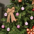 thumbnail image 3 of 24PC Christmas Ornaments Christmas Decorations Tree Mini Easter Decorations Easter Flowers Fresh Cut Christmas Decorations Set Christmas Mailbox Garland Rosary Beads for Car, 3 of 3