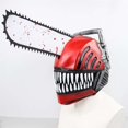 thumbnail image 2 of Motosierra Hombre Denji Máscara Cosplay Látex Máscaras Casco Horror Scray Masquerade Fiesta de disfraces de Halloween Propsmascarilla Deng Xun unisex, 2 of 2