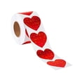 thumbnail image 4 of Pegatinas para el Día de San Valentín, etiquetas adhesivas para recuerdos de fiesta, pegatinas de corazón, pegatinas para sobres para hacer tarjetas, Estampado cuadrado 25 cm., 4 of 8