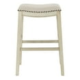 thumbnail image 5 of OSP Home Furnishings Saddle Stool 30" in Beige Fab, 5 of 5