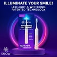 thumbnail image 2 of Snow LED Electric Toothbrush Gen 2 - Rechargeable Electronic Brush for Adults - Sonic Technology w/LED Light Whitening & Cleaning Powered w/Sonic Technology for Oral Routine Coastal Sunset Pink Gen2, 2 of 5