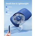 thumbnail image 2 of Aluan Ventilador de mano Mini ventilador potente pequeño ventilador portátil personal velocidad ajustable USB recargable refrigeración para niños niñas mujer hogar oficina viajes, 2 of 5