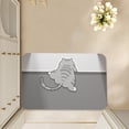 thumbnail image 6 of sruoe Bath Mat Rugs, Bath Mats for Bathroom Floor, Extra Absorbent Quick Dry Bathroom Mats, Washable Bath Rugs and Mats, Bath Carpet for Shower, Rubber, Gray, 6 of 7