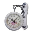thumbnail image 2 of Station Double Sided Wall Clock Wall Mounted Train Railway Clock, 2 of 8