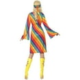 thumbnail image 2 of Smiffys Womens Hippie Rainbow Costume Set, 2 of 4