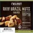 thumbnail image 3 of I’m A Nut Brazil Nuts, Broken, 16oz (1 lb) Distinct | Non GMO Batch Tested Gluten & Peanut Free Vegan Keto Friendly Large, Fresh Resealable bag, 3 of 9