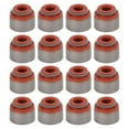 thumbnail image 3 of Engine Valve Stem Seal, Lubricated 16PCS Engine Valve Oil Seal Fluororubber  For Car Modification, 3 of 8