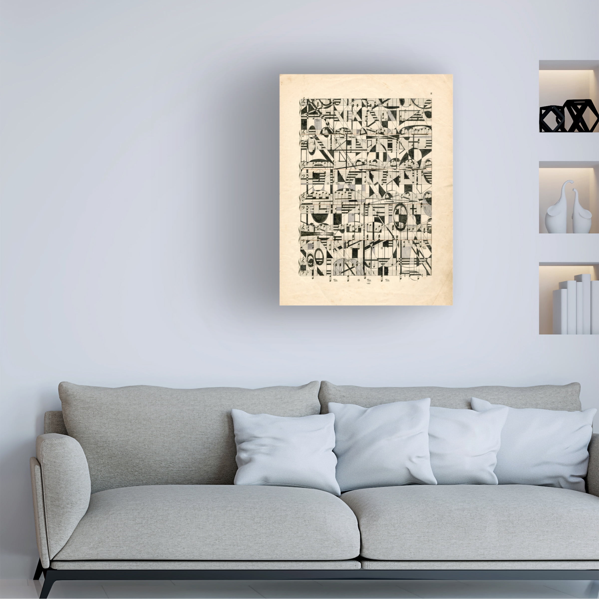 Nikki Galapon 'Graphic Notes' Canvas Art