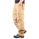 thumbnail image 3 of Pantalones largos para hombre, pantalones cargo, moda informal, ajustados, con múltiples bolsillos, rectos, para exteriores, de asalto, deportivos, para hombre, 3 of 6