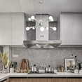 thumbnail image 5 of 10-Light 23.54-inch Sputnik Chandelier Light for Kitchen Island Study Nickel, 5 of 5