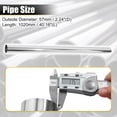 thumbnail image 3 of Unique Bargains 2pcs Straight 2.25" OD 40" Length DIY Custom Mandrel Exhaust Pipe 2.25 Inch Tube Pipe, 3 of 8