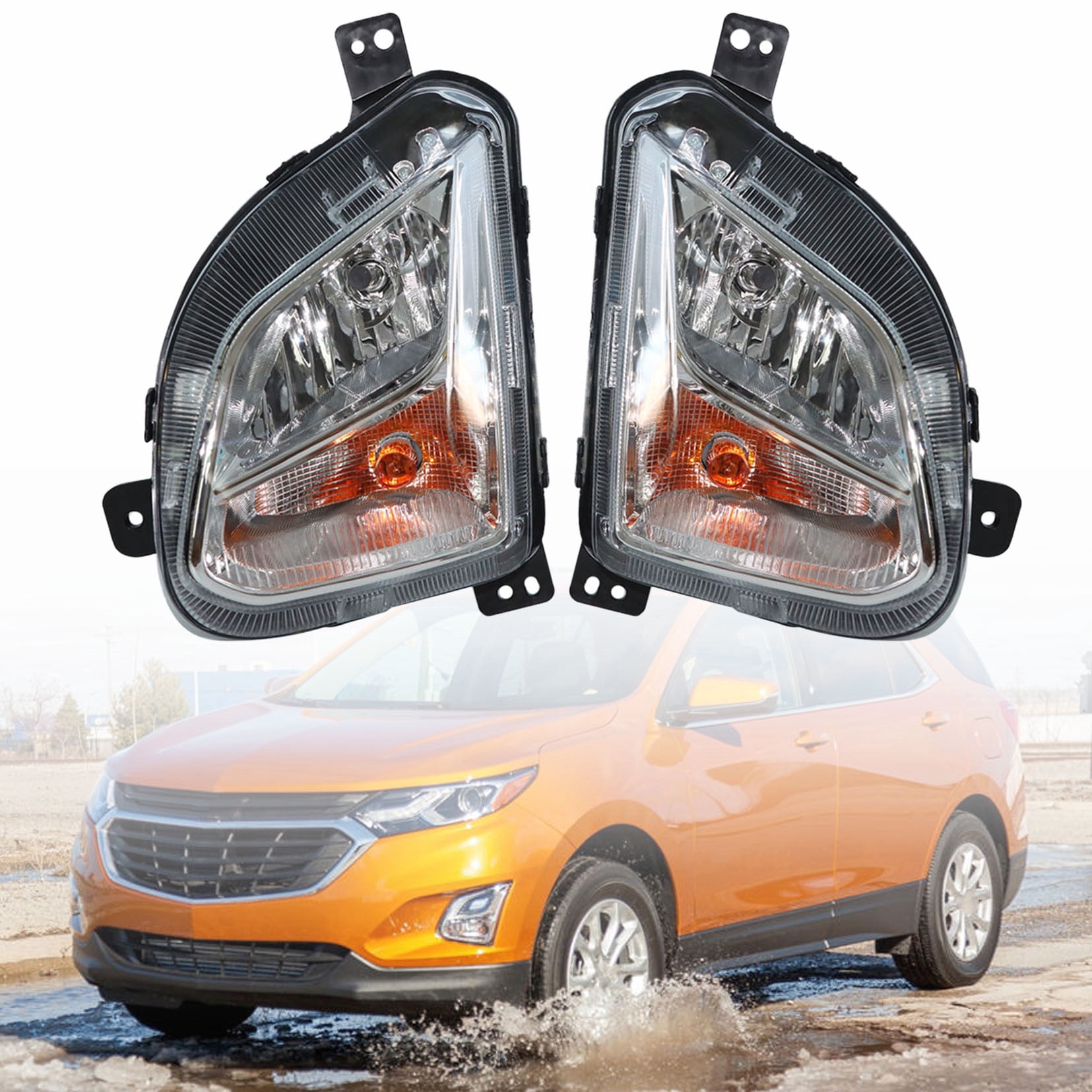 labwork For 2018 2019 2020 Chevy Equinox Bumper Fog Light w/Signal Pair LH And RH