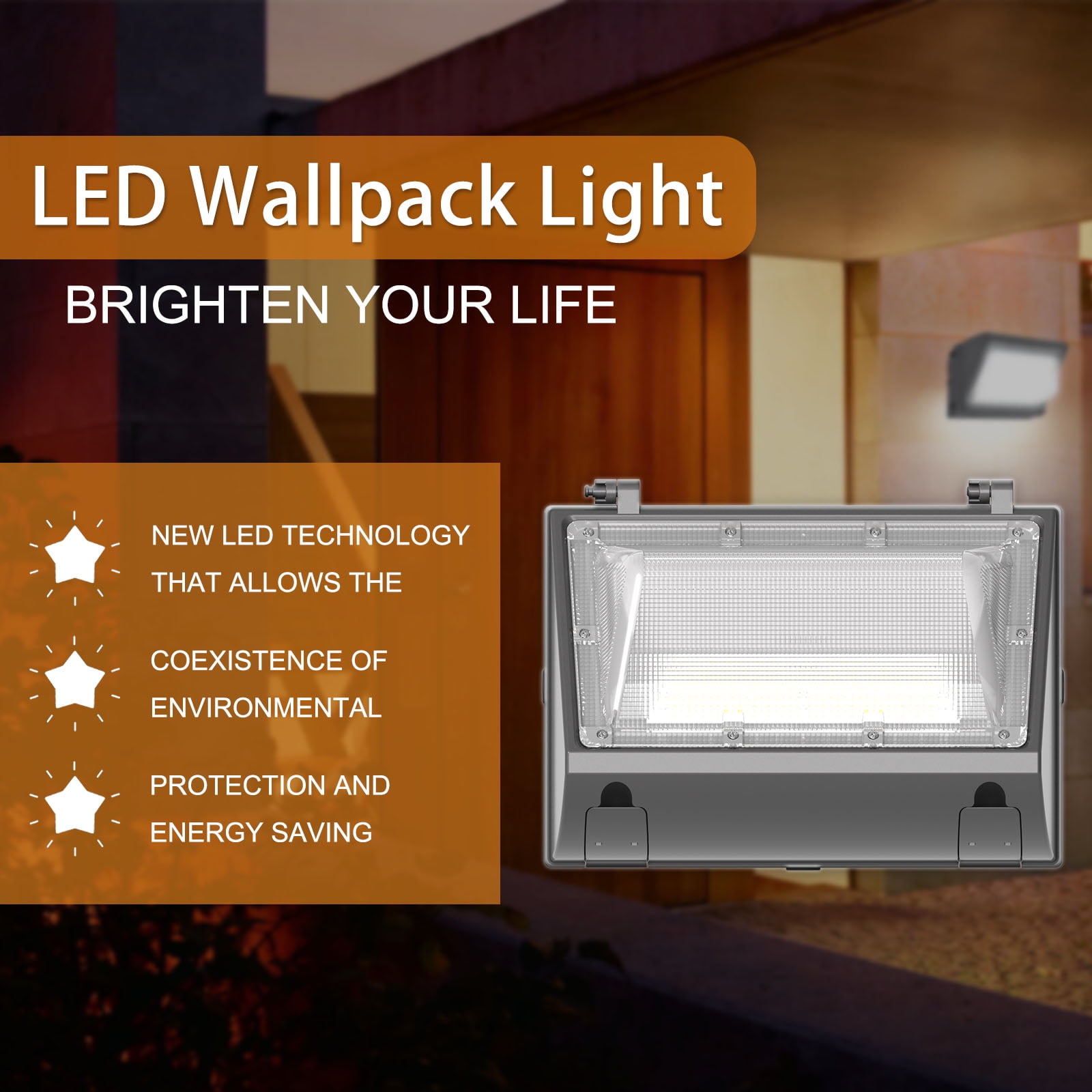 OKAYLEDLIGHT LED Wall Pack Light Fixture 60W 100W 120W Outdoor LED Wall Pack