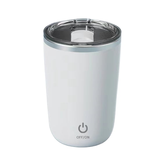 UNTERING Stainless Steel Blender Cup Electric Coffee Mixing Cups Magnetic Milk Cup Full Body Waterproof Stirring Mug Cup Travel