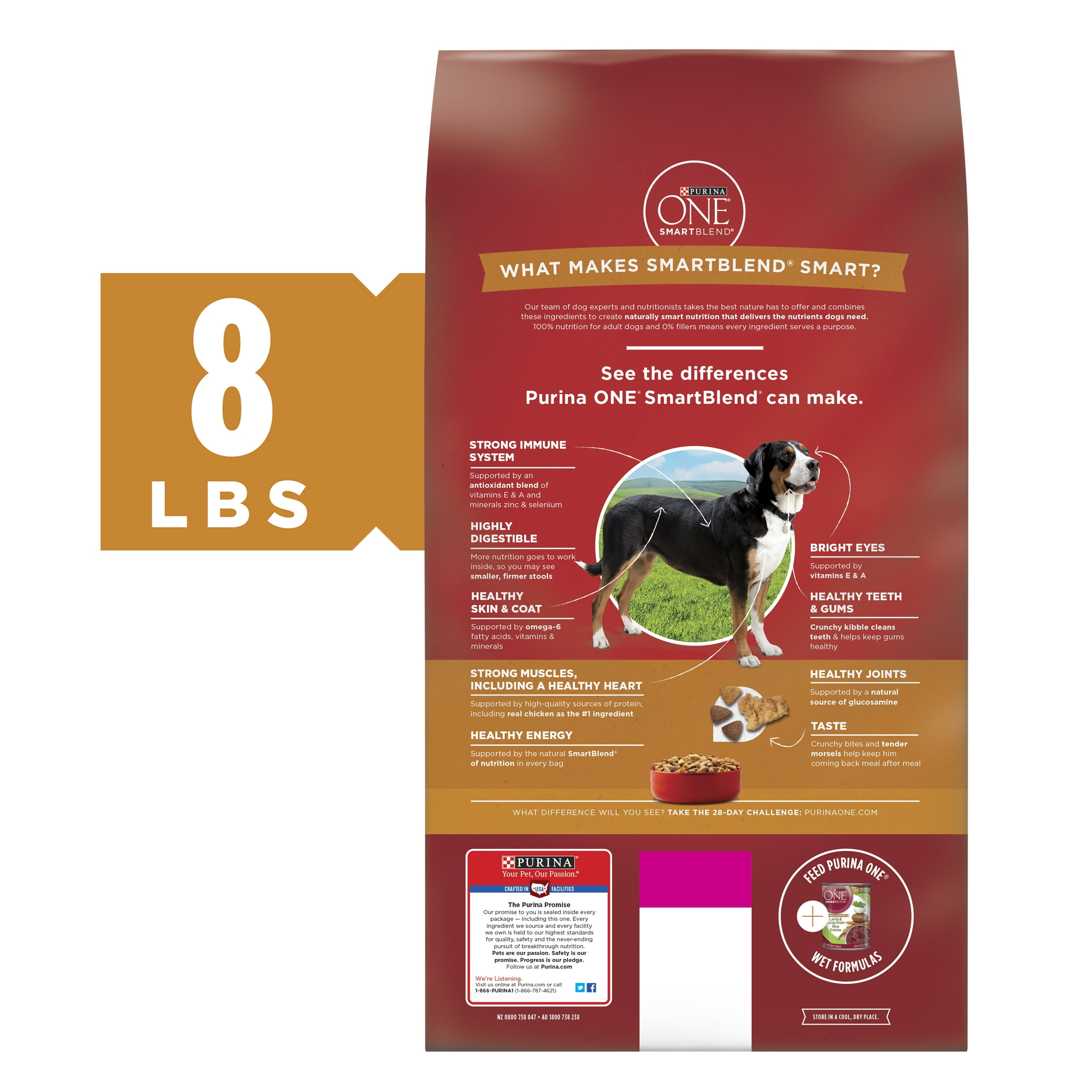 purina one smartblend chicken & rice adult formula dry dog food