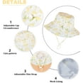 thumbnail image 5 of Kids Sun Hat with UPF 50+ Summer Outdoor Brim Bucket Hat Protection Hat, 5 of 5