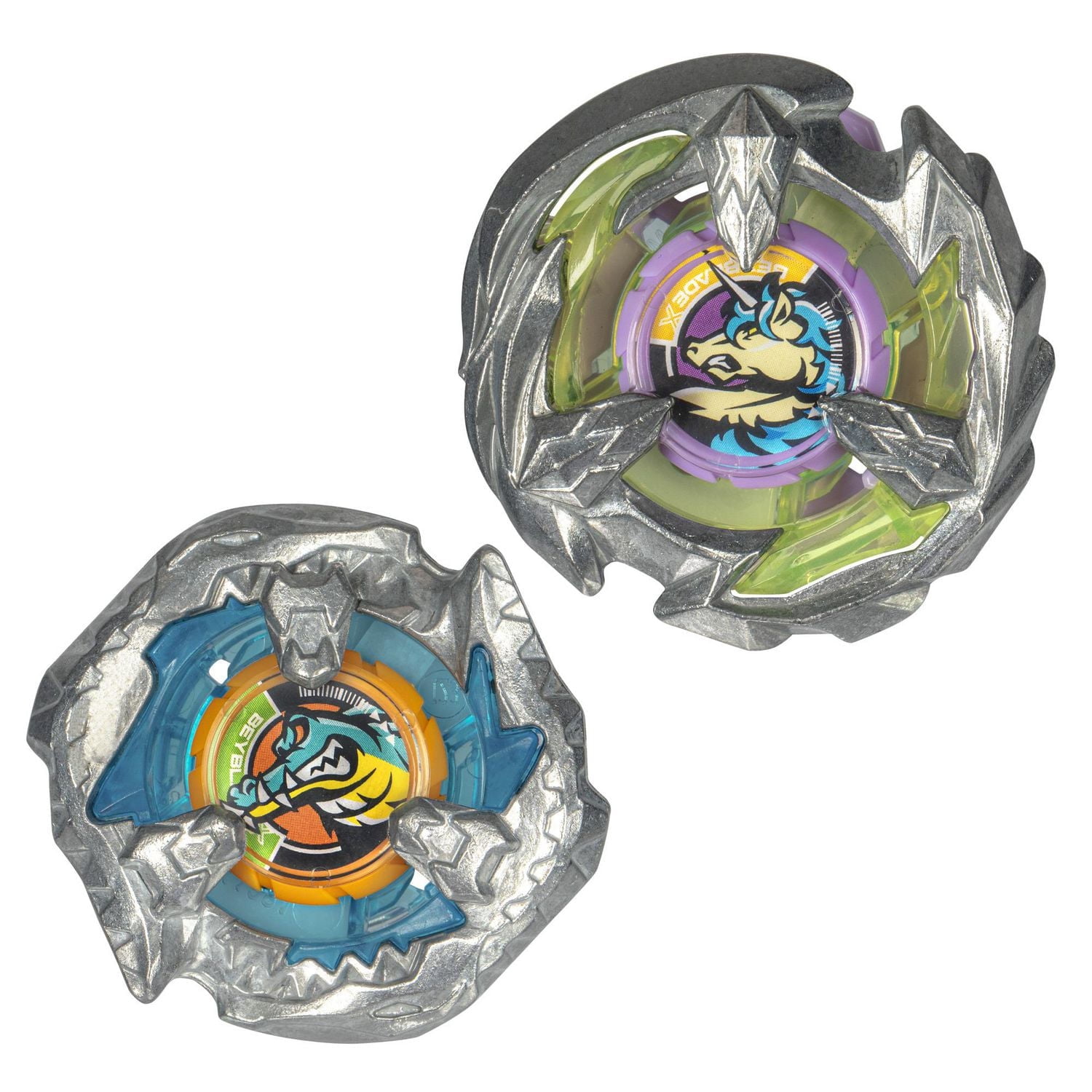 Beyblade X Bite Croc 3-60LF and Sting Unicorn 4-60P Top Dual Pack
