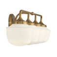 thumbnail image 2 of 2574-575-Minka Lavery-Cornwell - 4 Light Bath Vanity-8 Inches Tall and 32 Inches Wide-Antique Noble Brass Finish, 2 of 7