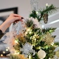 thumbnail image 6 of 6 Pcs Glitter Christmas Pick Glitter Curly Branches Vase Filler Decor Artificial Tree Branches Decor for Vase Faux Branches for Christmas Tree Wedding Table Centerpiece Xmas Gift Decoration, 6 of 6