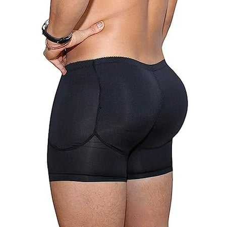 

Men Padded Shorts Boxer Hip Underwear Tummy Control Shapewear Enhance Butt Lifter Briefs