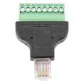 thumbnail image 4 of Cabezal de conversión macho C, 8P8C Ethernet RG-45 Pin macho Cabezal de conversión macho R Cabezal de conversión macho Estética elegante, 4 of 12
