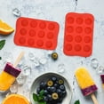 thumbnail image 1 of LSLJS 2PC Ice Cubes Tray - Silicone Easy Release And Flexible 12 Ice Cubes Trays - Flexible Ice Modle Box - Durable And Dishwasher Safe, Home Accessories, 1 of 8