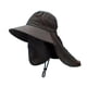 thumbnail image 5 of Sombrero para el sol, ligero, de ala ancha, para pesca, para mochilerismo y montañismo al aire libre. Negro, 5 of 9