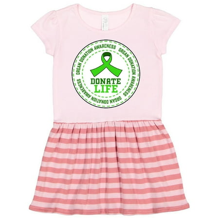 

Inktastic Donate Life-Organ Donation Awareness Gift Toddler Girl Dress