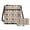 Candy Canes, variant on Women Santa Crossbody Purse 2‑Piece Set with Wallet PU Leather Christmas Large Hobo Bag Purse, Adjustable Strap, Ideal for Travel & Shopping Use, Christmas Gift for Her