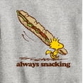 thumbnail image 3 of Peanuts - Always Snacking - Toddler & Youth Crewneck Fleece Sweatshirt, 3 of 6