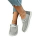 thumbnail image 3 of UKAP Zapatos De Lona Informales De Ancho Ancho Para Mujer Mocasines Transpirables Antideslizantes Planos De Verano, 3 of 5