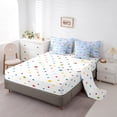 thumbnail image 5 of Castle Fairy Ribbon Bowtie Bedding Comforter Set,Cartoon Polka Dots King Bedding Sets, 5 of 8