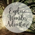 thumbnail image 2 of Bailey, Ann 20x20 White Modern Wood Framed Museum Art Print Titled - Explore Wander Adventure, 2 of 4