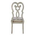thumbnail image 4 of Newboti Furniture Ivory and Antique Champagne Side Chairs (Set of 2) 25553, 4 of 9