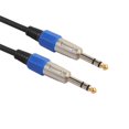 thumbnail image 4 of Cable de amplificador de bajo de guitarra macho de 6,35 mm a macho de 6,35 mm Yuyangstore Cable de Instrumento, 4 of 8