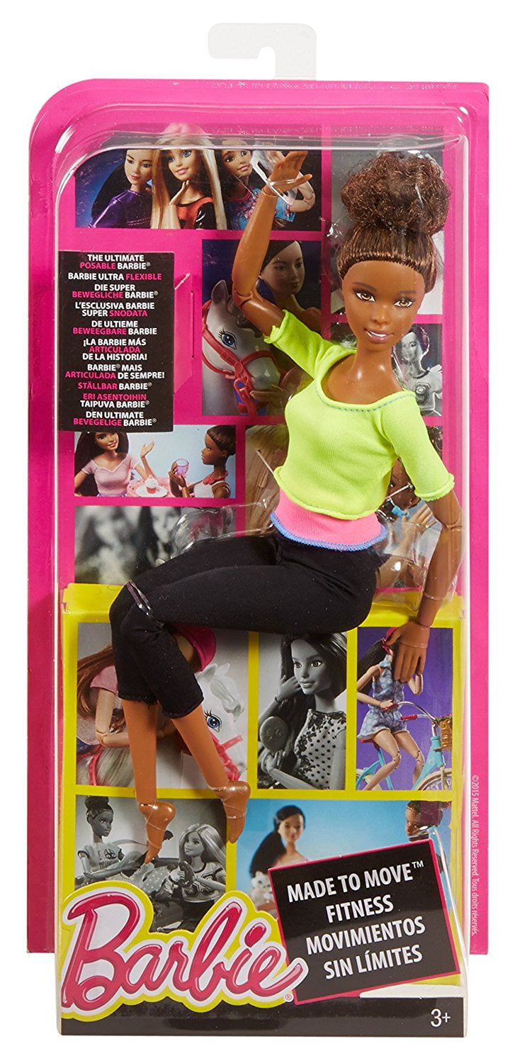 yellow top made to move barbie