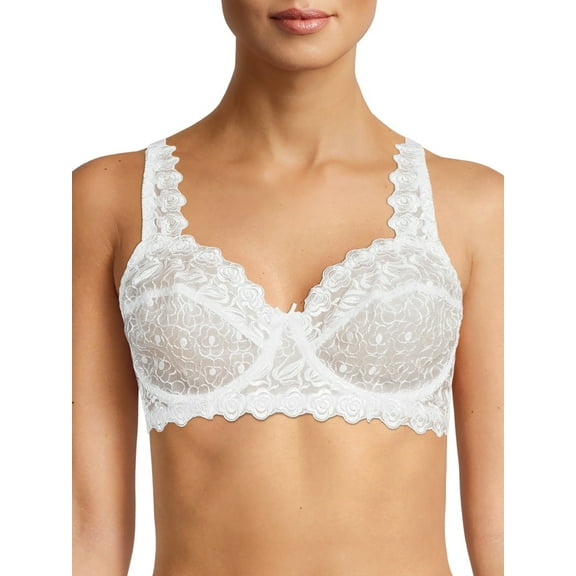 Wynette by Valmont Women's Lace Crossover Bra