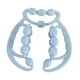 thumbnail image 1 of Rodillo de masaje relajante muscular de 24 ruedas para fascia, equipo para deportes de interior azul, 1 of 8