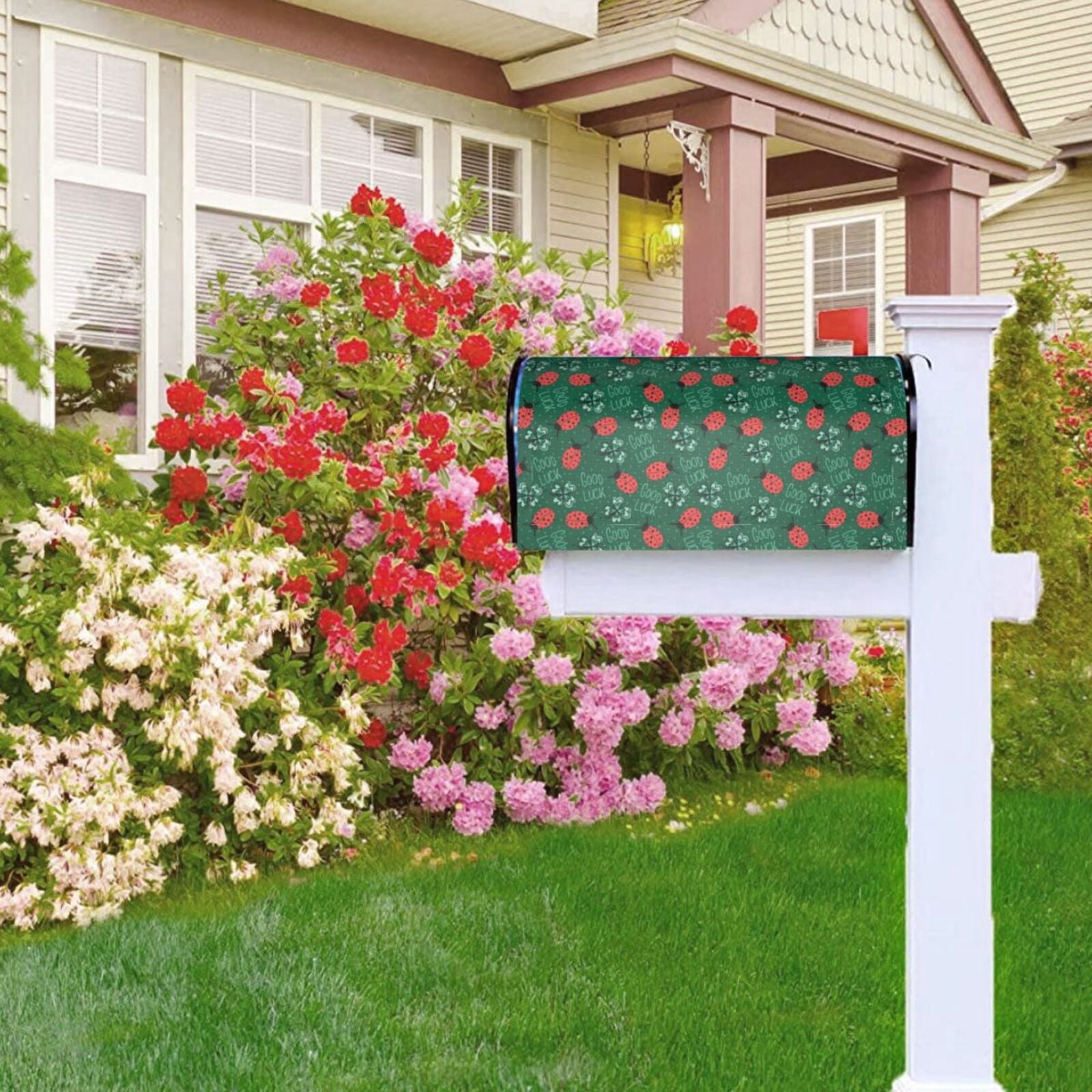 Kdxio Magnetic Mailbox Cover 21x18 in Mailbox Cover Outdoor Decoration Holiday Mailbox Covers for Home Garden Yard-21x18 in
