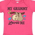 thumbnail image 4 of Inktastic My Grammy Loves Me with Sloth and Hearts Boys or Girls Baby Bodysuit, 4 of 5