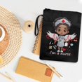 thumbnail image 3 of HELLHERO 1 pc Book Protector with Washable Retro Reusable Book Carrying Case with Handle for Friend Book Storage Bag, Nurse Design, 3 of 8