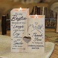 thumbnail image 5 of Double-sided Printed Candle Holder-best Friend Candle Best Friend Birthday Gift Christmas Gift For, 5 of 5