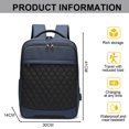 thumbnail image 2 of Mochila para portátil de oficina, adecuada para portátil ultrafino de 15,6 pulgadas, bolsa impermeable Zhivalor  BST3023081-2, 2 of 5