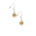 thumbnail image 3 of Delight Jewelry Goldtone Disc 1/2'' Initial - o - Silver tone Infinity French Earrings, 3 of 4