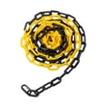 thumbnail image 3 of Barrera de tráfico de cadena de enlace premium para estacionamientos, jardines, hoteles, áreas cerradas Amarillo Negro, 3 of 8