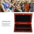 thumbnail image 3 of Oboe Reed Case Redwood Reed Storage Box Large Capacity Woodwind Reed Holder With Simple Buckles For Professional Musicians, 3 of 8
